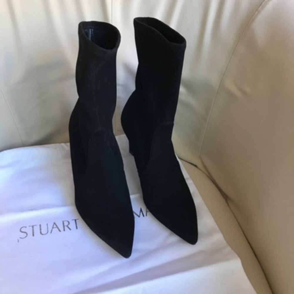 Stuart Weitzman black women booties - Picture 3 of 6